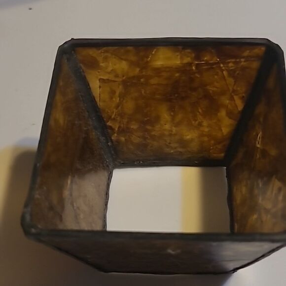 Brown Metal Candle Holder - Picture 9 of 9
